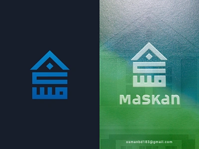 Arabic Logo Design: Maskan/ Arabic Kufi Calligraphy Designer arab brand mark arabic brand arabic home logo arabic icon arabic logo artist arabic monogram arabic typographer arabic real estate logo branding calligraphy artist calligraphy font home furnishing illustration logo logoconcept modern arabic logo print design real estate logo typography typography arabic