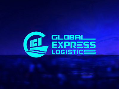 Global Express Logo & Visiting Card Design branding corporate business logo express logo g logo logistic logoconcept modern logo ships logo typography