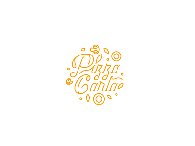 Pizza Carla brand branding clean design graphic logo logotype minimal modern music simple symbol