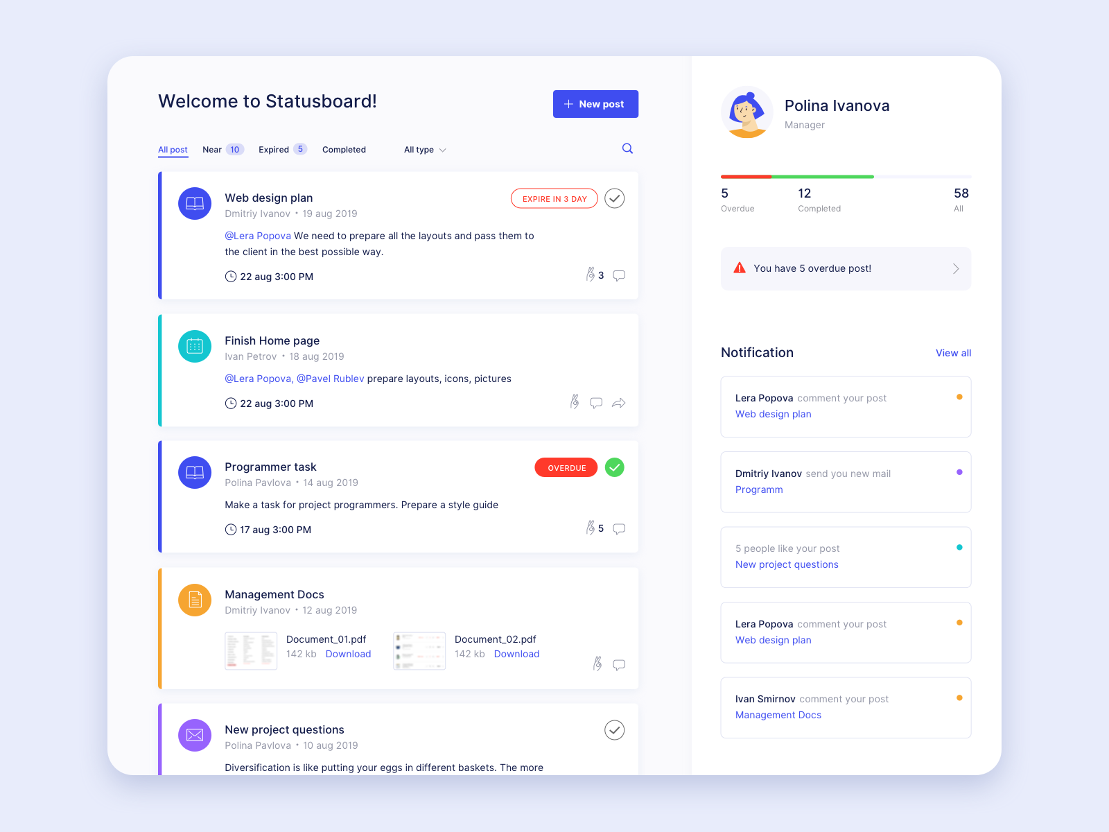 Welcome to Dashboard! by Natalia Aksenova on Dribbble