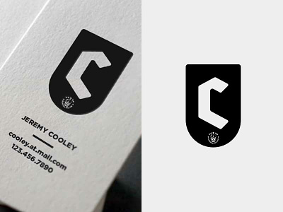 Cooley Logo blason blazon cooley flat gothic letter letter c logo shield shield logo