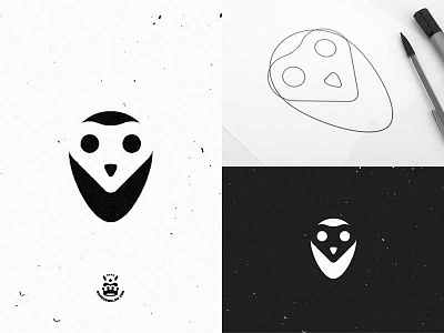 Graphic Design 16 - Owl bird circle concept illustrator logo owl owl logo vector