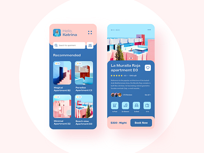 La Muralla Roja - Booking app by Achraf Elkaami on Dribbble