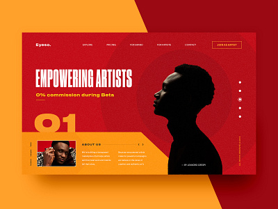 Artists Platform - Website