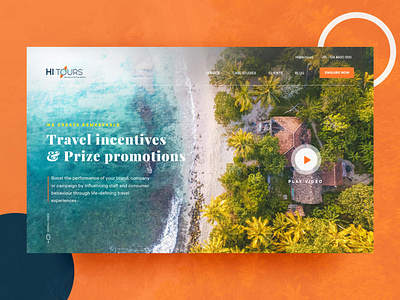 India DMC Travel Agency beach clean creative design hero india interface minimal travel travel agency typography ui ui design ux vacation web web design website