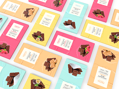 Packaging design - Freya Chocolate