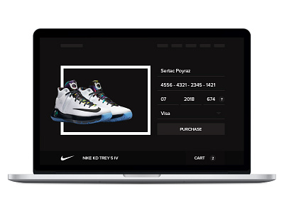 Daily UI Challenge #002 — Checkout challenge checkout commerce dailyui layout nike