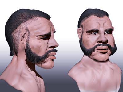 3D human character  sculpting