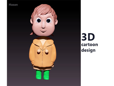 3D cartoon design& Modeling
