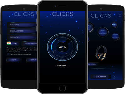 Clicks android app development android games android gaming app mobile app development
