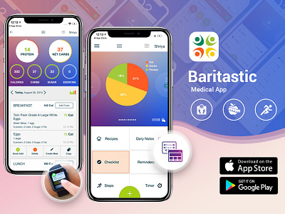 Baritastic - Health & Fitness App android app development health fitness app ios app development mobile app development