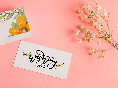 Branding - Wishing Well branding design event management floral illustration illustrator logo logodesign typography