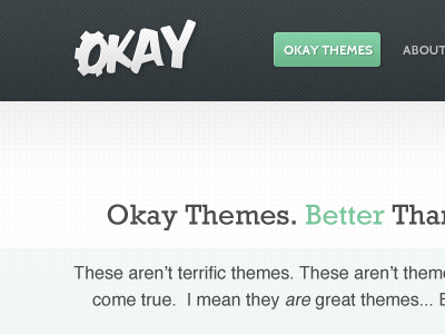 Okay Themes Site Green