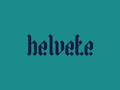 Helvete blackletter branding illustration illustrator logo logo design logodesign logotype type vector