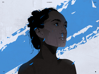 Mecha Lady abstract black blue design everyday girl illustration girl portrait illustration mecha paint portrait portrait art portrait illustration poster space illustration vector vector illustration woman woman illustration woman portrait