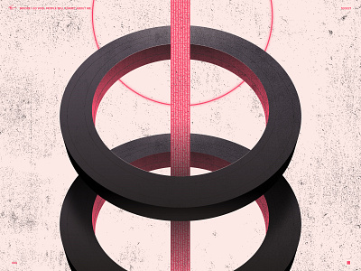 before i go void 3d 3d art 3d vector abstract abstract art abstract illustration adobe illustrator black circle composition design illustration illustrator mecha pink poster red space universe vector