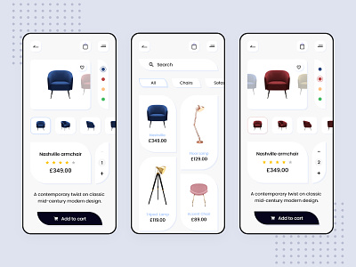Furniture Store - App design