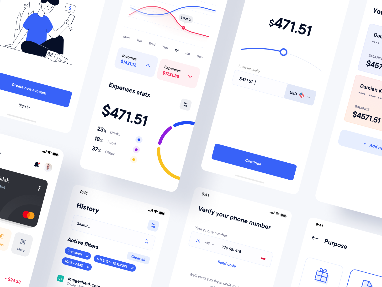 Walletus – Payment App Concept UI/UX by Dawid Placek on Dribbble