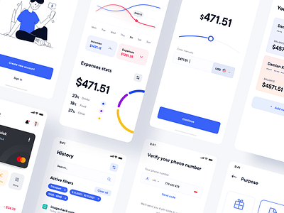 Walletus – Payment App Concept UI/UX