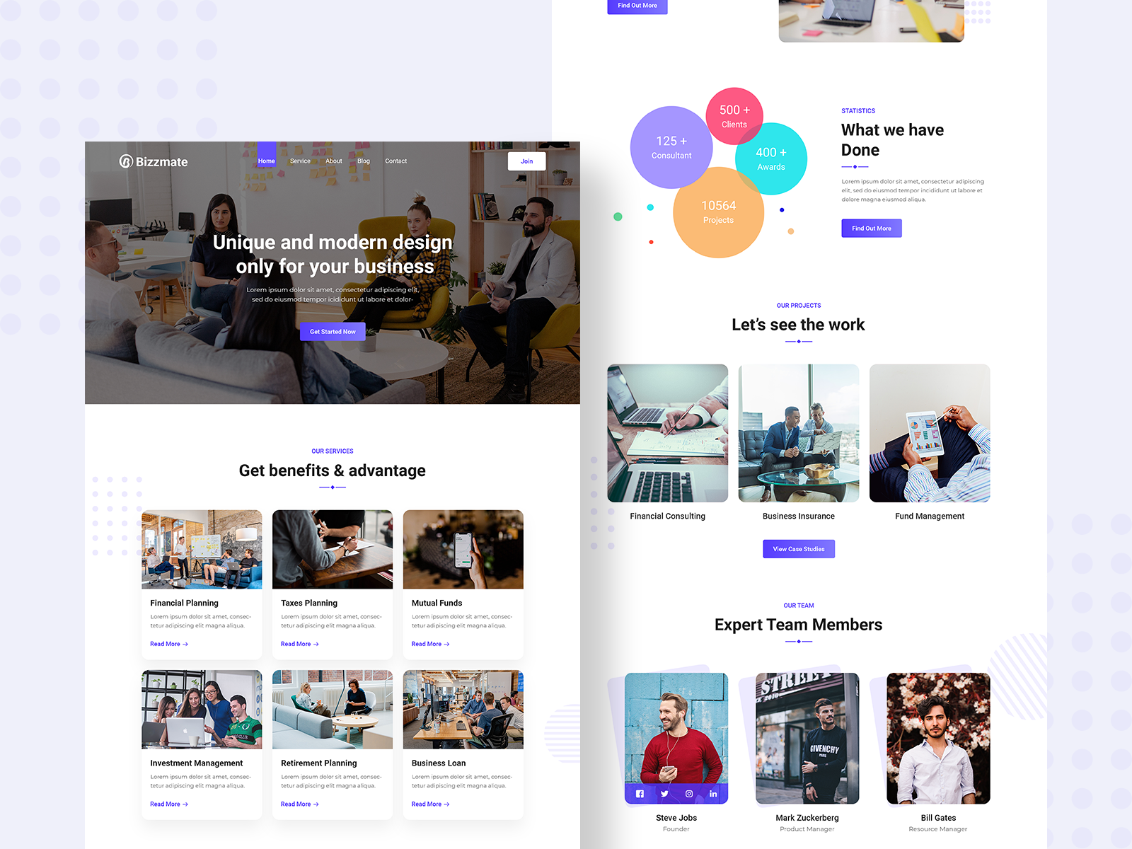 Business Consulting Landing Page by Najmul👨🏻‍🎨 for Studio Express on ...