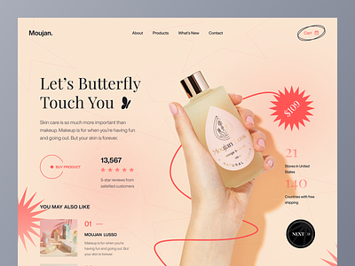 Beauty Product - E-Commerce Landing Page