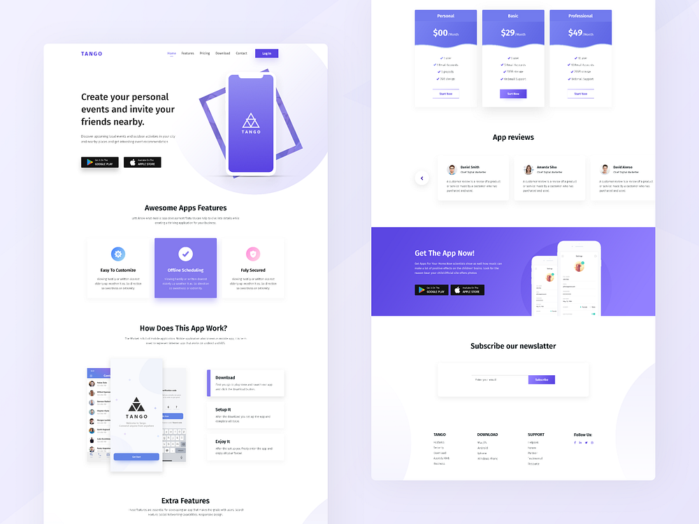 App Landing Page by Najmul👨🏻‍🎨 for Studio Express on Dribbble