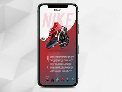 "Shoes App" UI Design