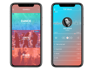 Music Player Ui design i inspiration interface ios phone ui