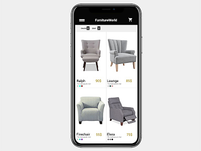 Furniture Ui Screen interface mobile app ui ui user interface. websites. ui ux