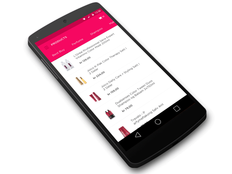 Product details android animation cart design ecomerce list lollipop material product shop ui view