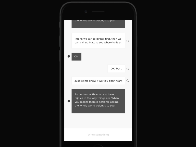 Daily UI Day 13 Direct Messaging 13 animation daily dailyui day direct messaging minimal ui