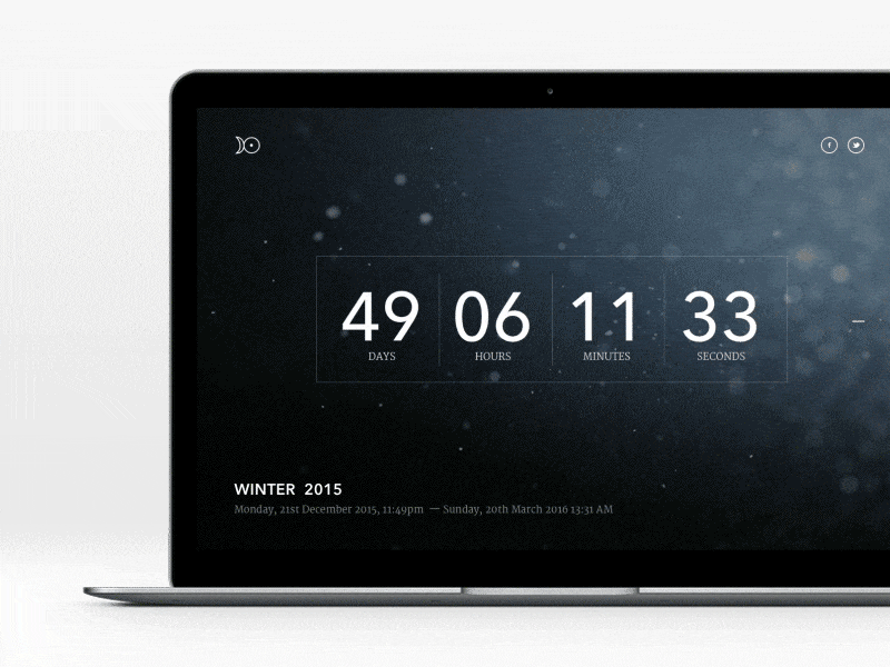 Daily UI Day 14 Countdown Timer