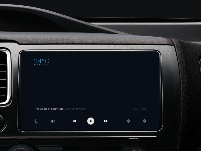 Daily UI Day 34 Car Interface