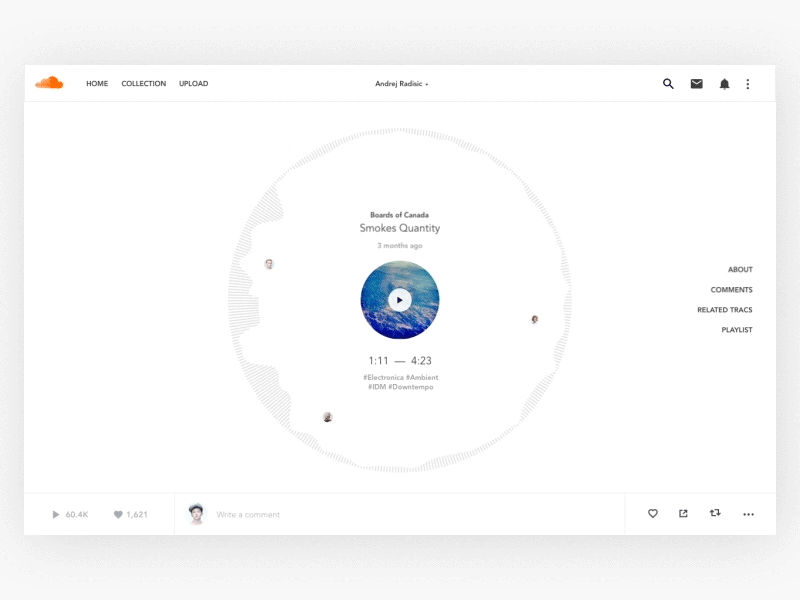 Soundcloud Song Layout / UI Challenge — Week 07