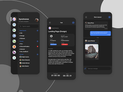 Synchronos - Mobile App