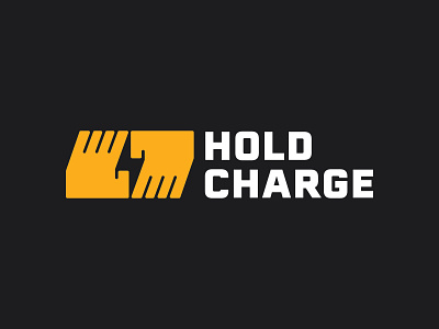 Hold Charge abstract abstract logo brand brand identity branding contemporary contemporary logo cooperate logo design electricity identity identity design lightning lightning bolt logo logo design luxury modern modern logo negative space