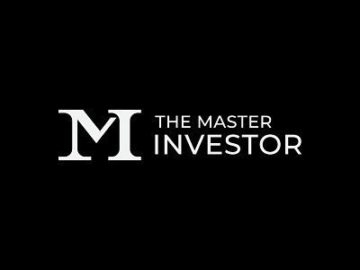 The Master Investor Logo brand identity branding ian dunlap identity identity design logo logo design luxury market mondays monogram red panda stock club the master investor