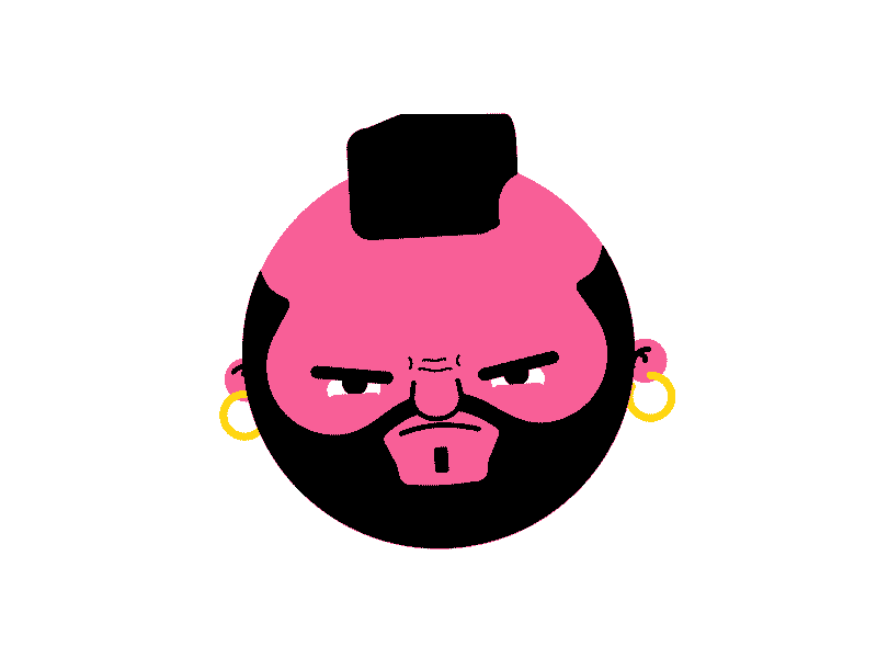 Mr. T Animated Emoticon a team angry animated character gif happy mad mrt smile