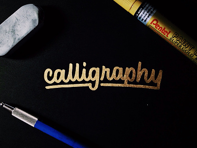Monoweight! calligraphy gold handlettering inspiration lettering monoweight practice type typography