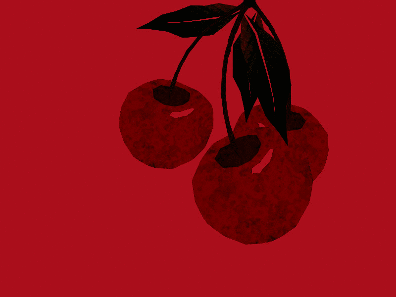Moving fruits, cherry