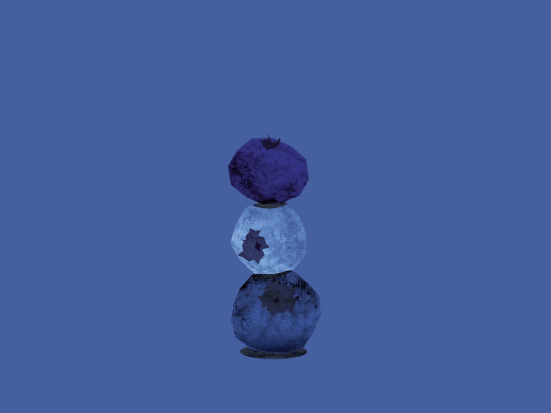 Moving fruits, blueberry animation blue blueberry equilibrium fruit gif motion rolling