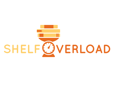 ShelfOverload Logo 2d books culture flat icon illustrator logo orange overload shelf yellow
