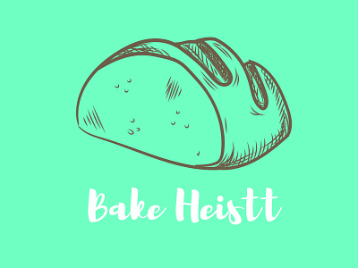 Bake Heistt branding design icon illustration logo