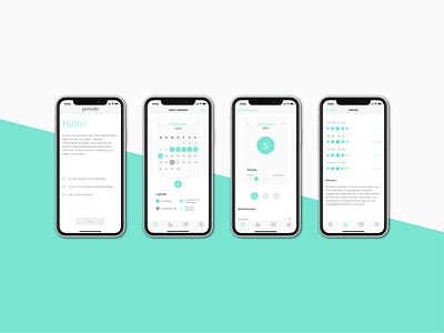 periodo – track your cycle app design appdesign application brand branding branding design concept development ios app ios app development layout logo ui ui design uidesign web design webdesign