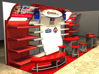 AgriSpecialist Event Booth 3d art 3d artist 3dsmax booth design designs event branding exhibit design exhibition booth design illustration