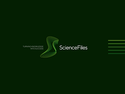 Science Files branding design file line logo logo design logotype science sign