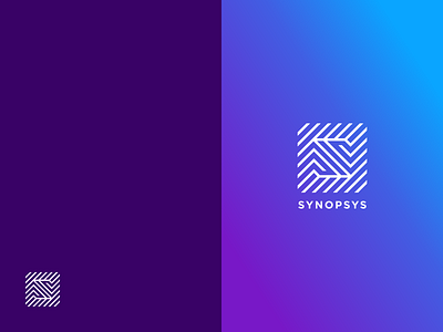 Synopsys brand branding design it logo logo design logotype s mark sign soft