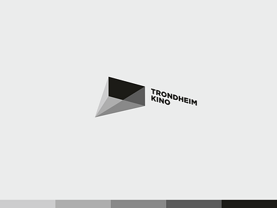 Kino Trondheim brand branding cinema city display light logo logo design logotype ray sign