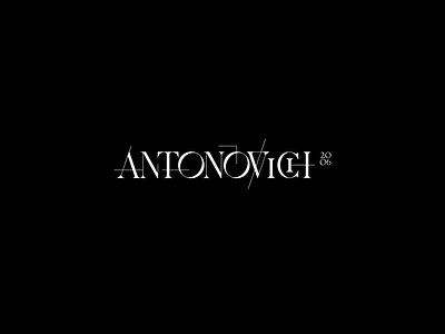 Antonovich branding logo logo design logotype sign