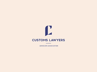 Customs Lawyers association brand branding custom law logo logo design logotype sign